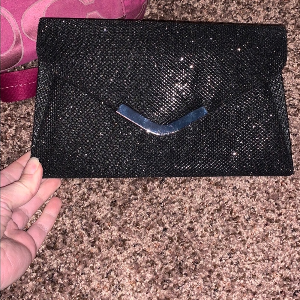 Brand new black evening clutch